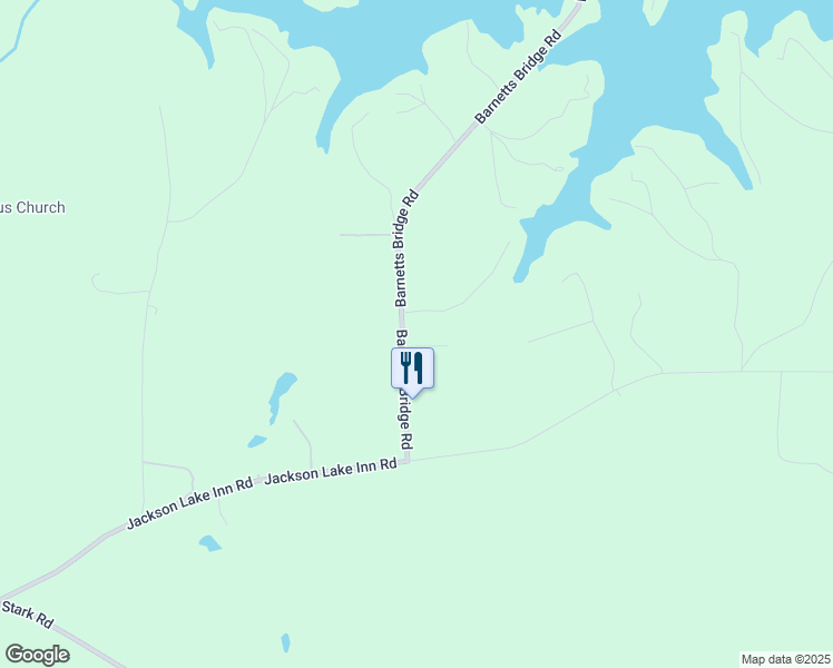 map of restaurants, bars, coffee shops, grocery stores, and more near 114 Benny Mathis Road in Jackson