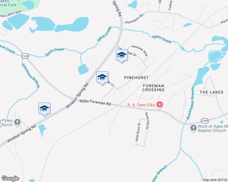 map of restaurants, bars, coffee shops, grocery stores, and more near 4307 Pineview Lane in Hephzibah