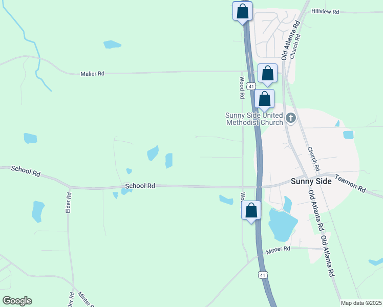 map of restaurants, bars, coffee shops, grocery stores, and more near 312 School Road in Hampton