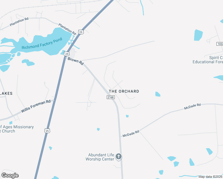 map of restaurants, bars, coffee shops, grocery stores, and more near Sunny Day Drive in Augusta