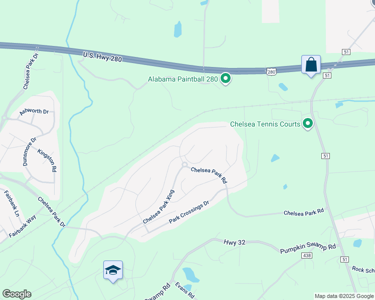 map of restaurants, bars, coffee shops, grocery stores, and more near Chelsea Park Road in Chelsea