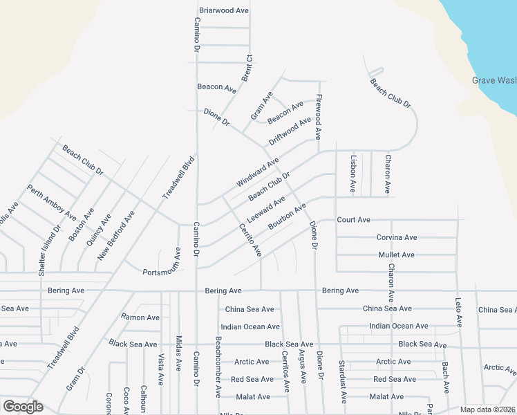 map of restaurants, bars, coffee shops, grocery stores, and more near 1350-1352 Beach Club Drive in Thermal