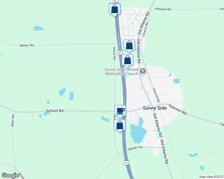 map of restaurants, bars, coffee shops, grocery stores, and more near 321 Wood Road in Hampton