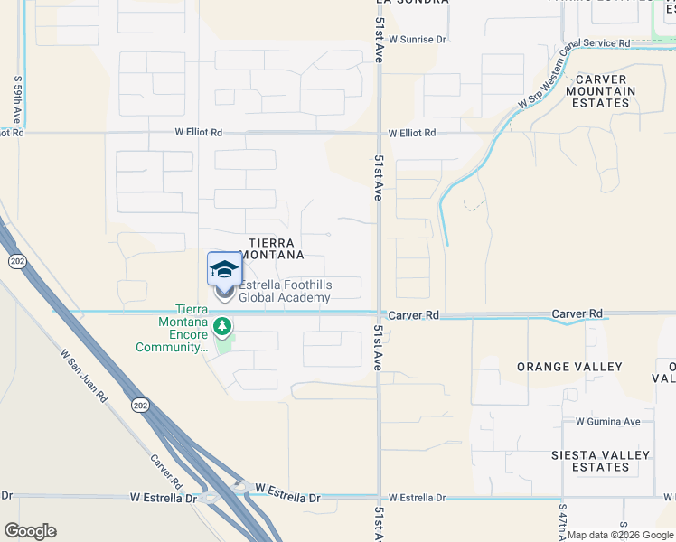 map of restaurants, bars, coffee shops, grocery stores, and more near 11403 West Buckeye Road in Phoenix