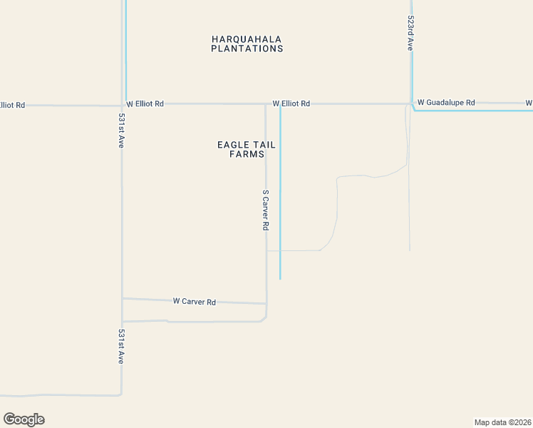 map of restaurants, bars, coffee shops, grocery stores, and more near South Carver Road in Tonopah