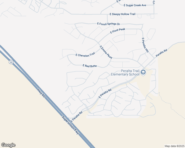 map of restaurants, bars, coffee shops, grocery stores, and more near 10198 East Rugged Mountain Drive in Gold Canyon