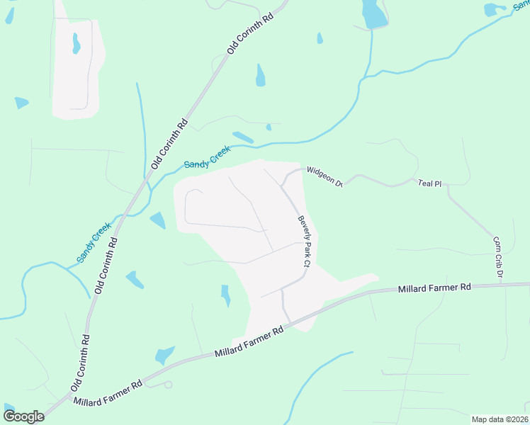 map of restaurants, bars, coffee shops, grocery stores, and more near 67 Mallard Drive in Newnan
