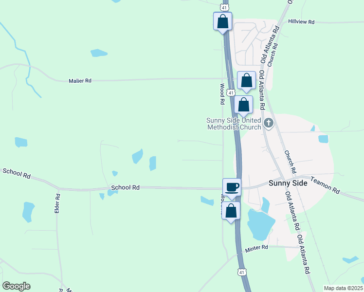 map of restaurants, bars, coffee shops, grocery stores, and more near 133 Hill Pine Trail in Hampton