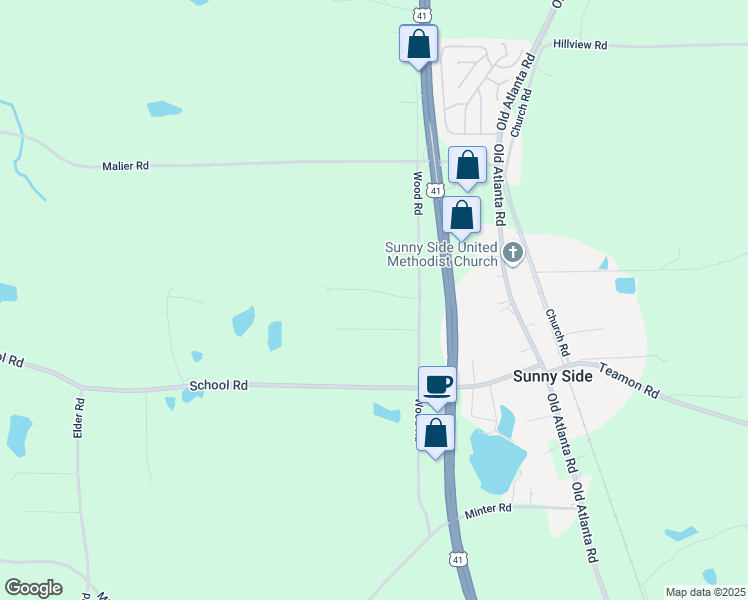 map of restaurants, bars, coffee shops, grocery stores, and more near 113 Hill Pine Trail in Hampton