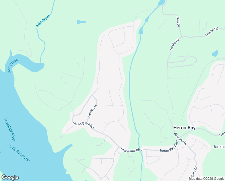 map of restaurants, bars, coffee shops, grocery stores, and more near 6524 Terraglen Way in Locust Grove