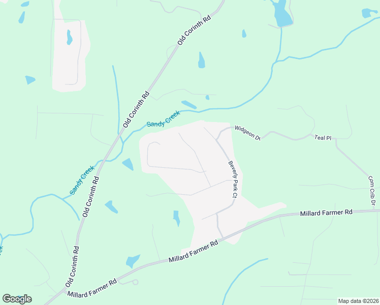 map of restaurants, bars, coffee shops, grocery stores, and more near 106 Mallard Drive in Newnan