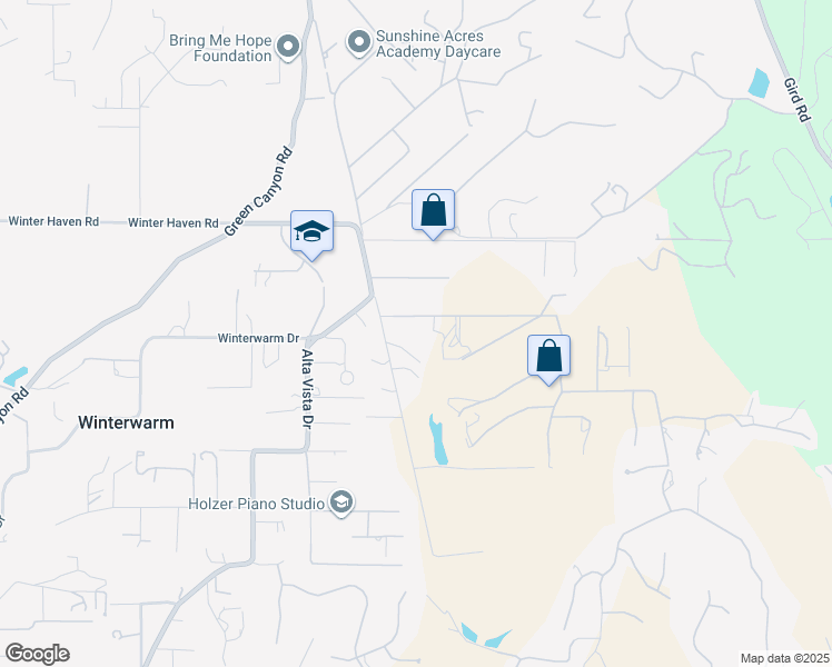map of restaurants, bars, coffee shops, grocery stores, and more near 2245 Vía Rancheros in Fallbrook
