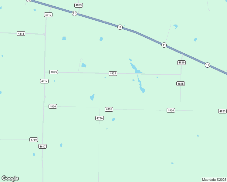 map of restaurants, bars, coffee shops, grocery stores, and more near 2822 County Road 4826 in Wolfe City