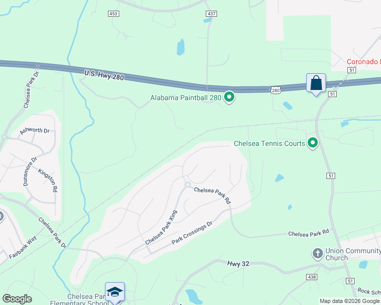 map of restaurants, bars, coffee shops, grocery stores, and more near Chelsea Park Road in Chelsea