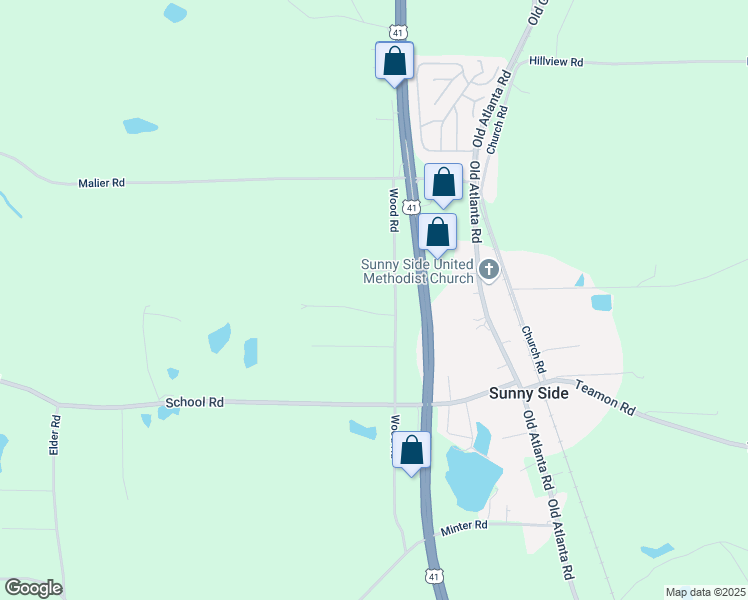 map of restaurants, bars, coffee shops, grocery stores, and more near 321 Wood Road in Hampton