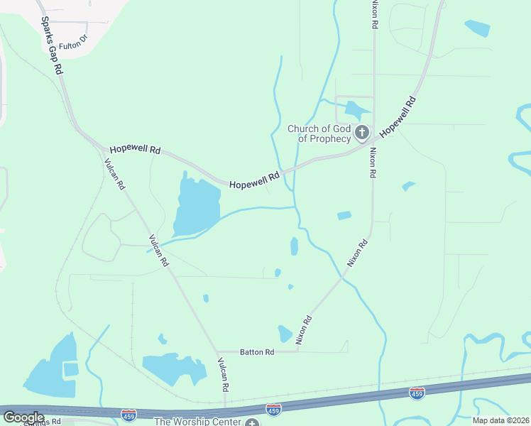 map of restaurants, bars, coffee shops, grocery stores, and more near 3647 Sellers Drive in Bessemer