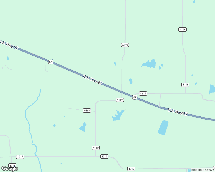 map of restaurants, bars, coffee shops, grocery stores, and more near 6050 U.S. 67 in Simms