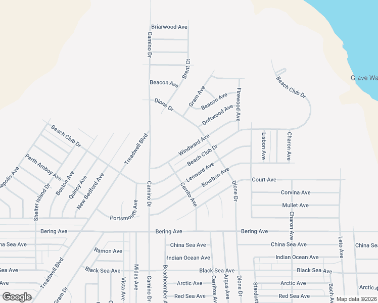 map of restaurants, bars, coffee shops, grocery stores, and more near 1351 Windward Avenue in Thermal