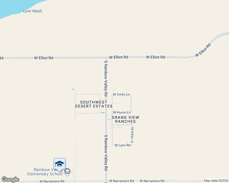 map of restaurants, bars, coffee shops, grocery stores, and more near 19416 West Corto Lane in Buckeye