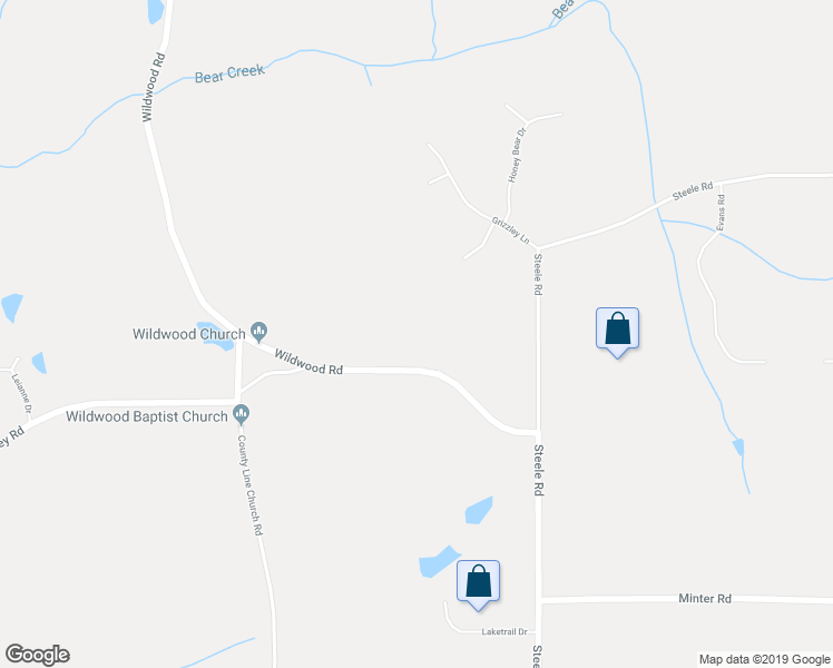 map of restaurants, bars, coffee shops, grocery stores, and more near 17025 Wildwood Road in Griffin
