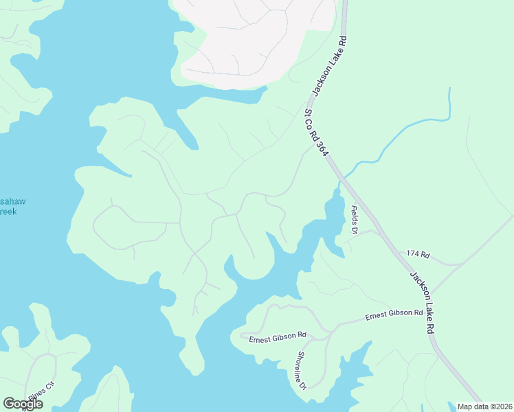 map of restaurants, bars, coffee shops, grocery stores, and more near Pine Ridge Way in Monticello