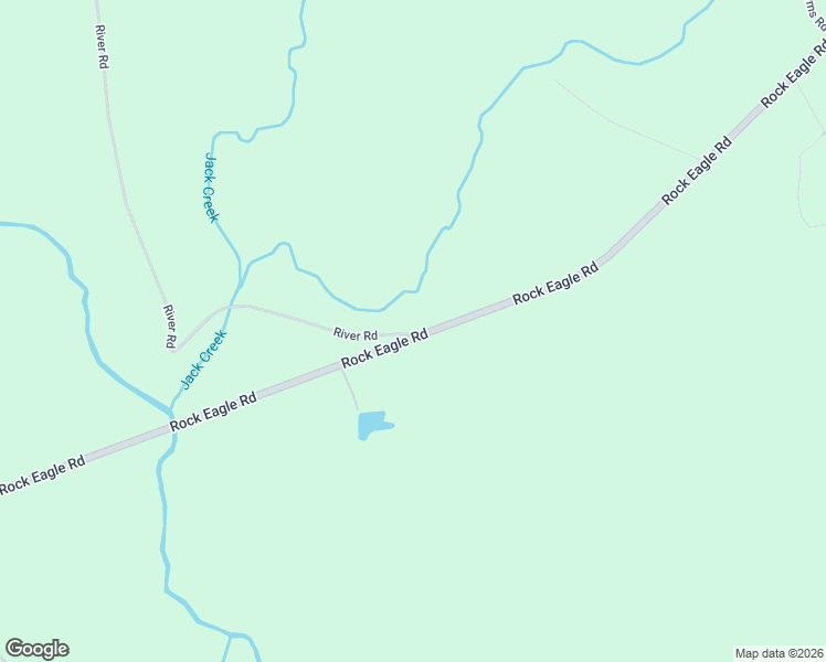 map of restaurants, bars, coffee shops, grocery stores, and more near 58 Rock Eagle Road in Monticello