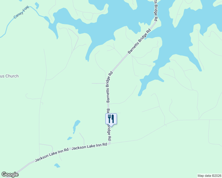 map of restaurants, bars, coffee shops, grocery stores, and more near 803 Barnetts Bridge Road in Jackson