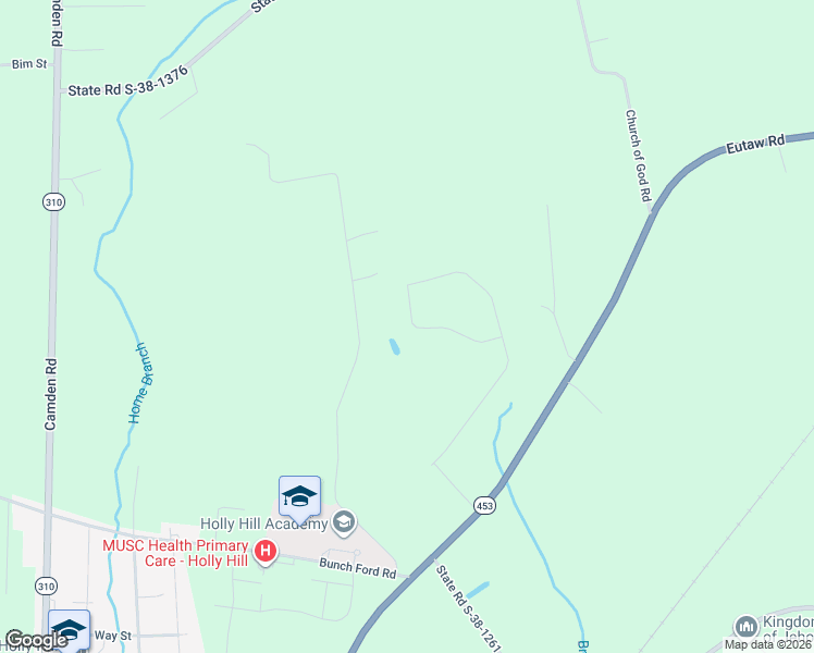 map of restaurants, bars, coffee shops, grocery stores, and more near 163 Cantley Way in Holly Hill