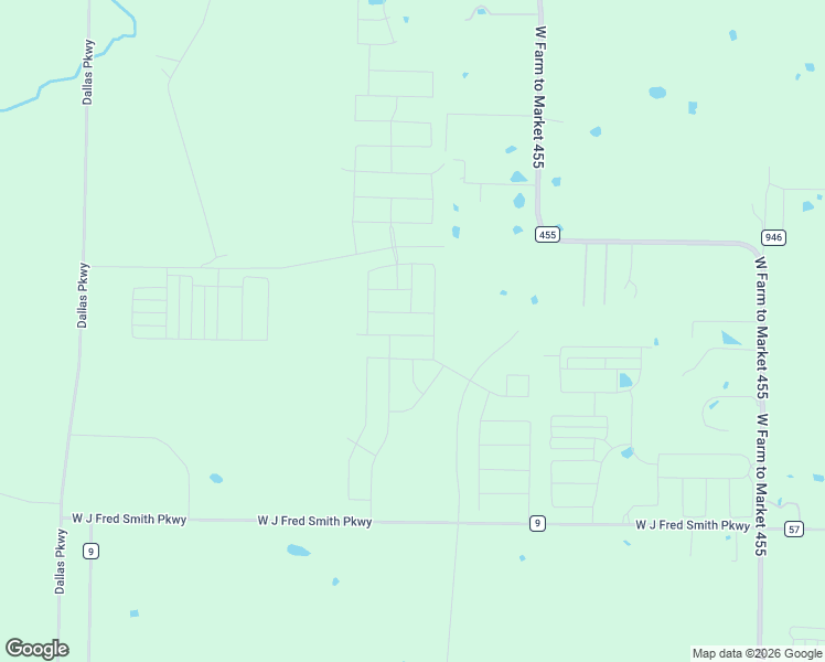 map of restaurants, bars, coffee shops, grocery stores, and more near 2417 Lost Creek Way in Celina