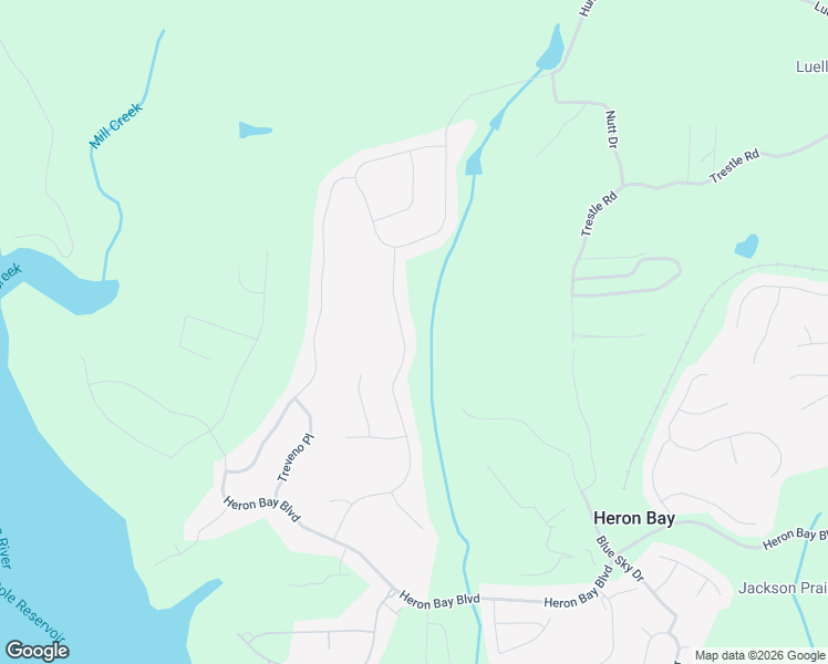 map of restaurants, bars, coffee shops, grocery stores, and more near 6108 Golf View Crossing in Locust Grove