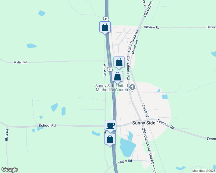 map of restaurants, bars, coffee shops, grocery stores, and more near 368 Wood Road in Hampton