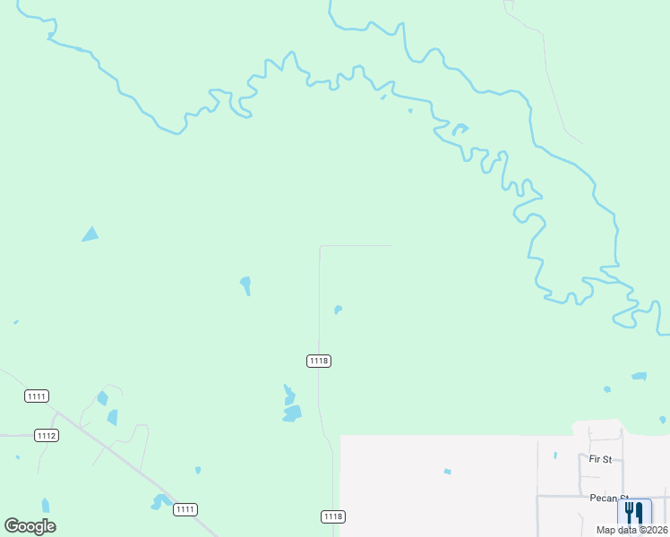 map of restaurants, bars, coffee shops, grocery stores, and more near 1098 County Road 1118 in Maud