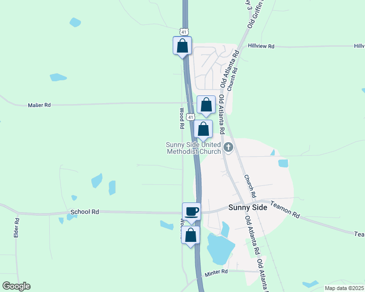 map of restaurants, bars, coffee shops, grocery stores, and more near 368 Wood Road in Hampton