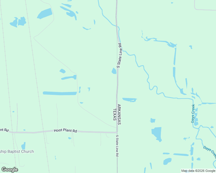 map of restaurants, bars, coffee shops, grocery stores, and more near Miller County Road 28 in Texarkana