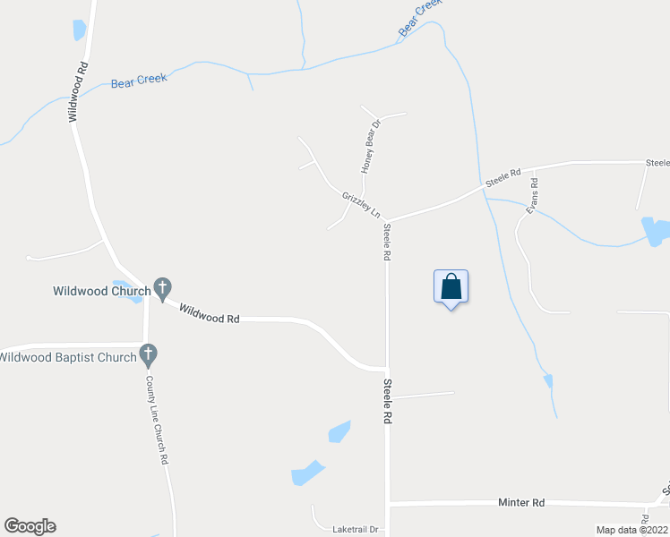 map of restaurants, bars, coffee shops, grocery stores, and more near 132 South Honey Bear Drive in Griffin