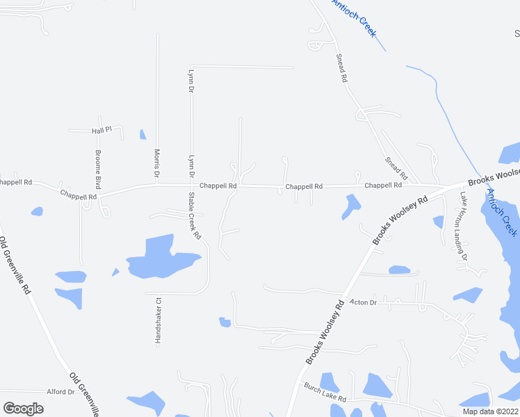 map of restaurants, bars, coffee shops, grocery stores, and more near 238 Chappell Road in Fayetteville