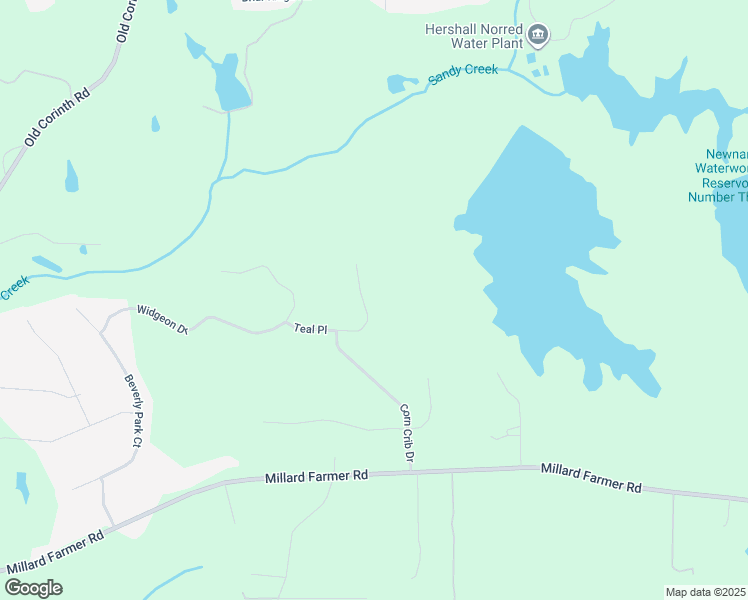map of restaurants, bars, coffee shops, grocery stores, and more near 115 Teal Place in Newnan