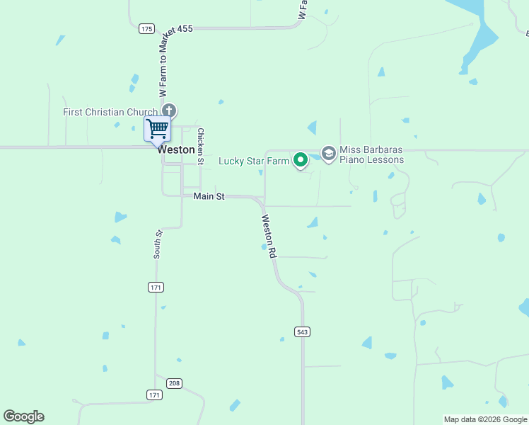 map of restaurants, bars, coffee shops, grocery stores, and more near 10729 Farm to Market 543 in Celina