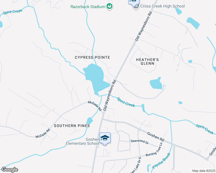 map of restaurants, bars, coffee shops, grocery stores, and more near 3967 Old Waynesboro Road in Augusta