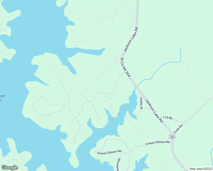 map of restaurants, bars, coffee shops, grocery stores, and more near 21 Peninsula Drive in Monticello
