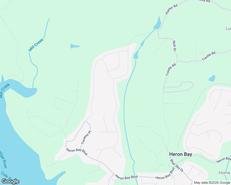 map of restaurants, bars, coffee shops, grocery stores, and more near 6128 Golf View Crossing in Locust Grove