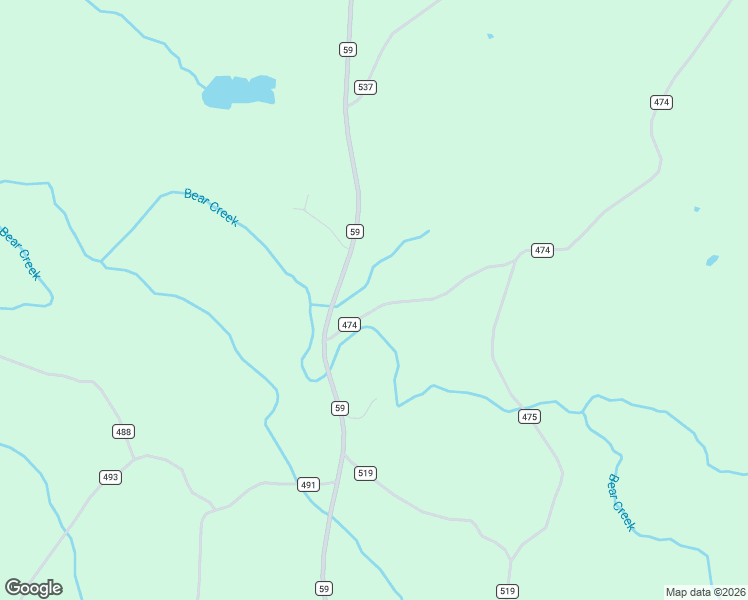 map of restaurants, bars, coffee shops, grocery stores, and more near 141 County Road 474 in Woodland