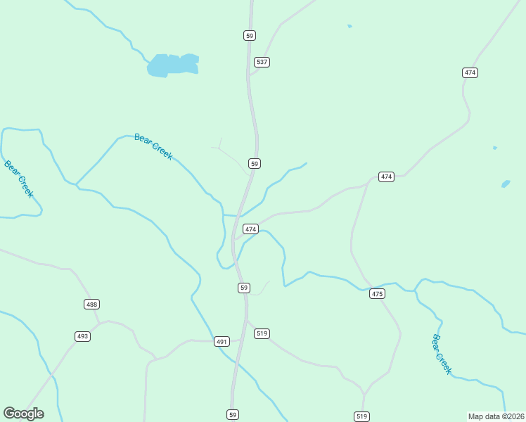 map of restaurants, bars, coffee shops, grocery stores, and more near 141 County Road 474 in Woodland