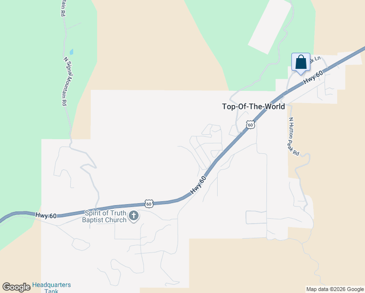 map of restaurants, bars, coffee shops, grocery stores, and more near Forman in Top-of-the-World