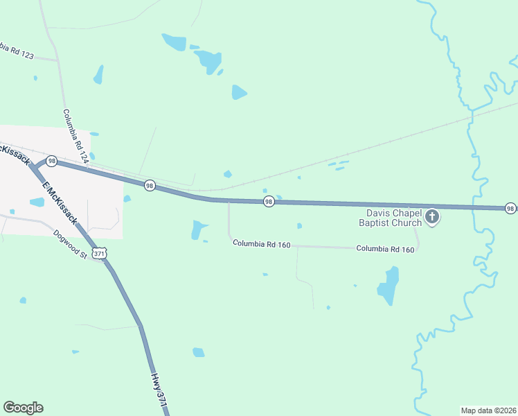 map of restaurants, bars, coffee shops, grocery stores, and more near 2721 Arkansas 98 in Waldo