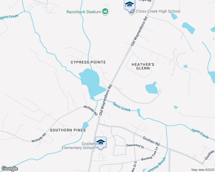 map of restaurants, bars, coffee shops, grocery stores, and more near 3967 Old Waynesboro Rd in Augusta