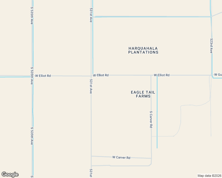 map of restaurants, bars, coffee shops, grocery stores, and more near West Elliot Road in Tonopah