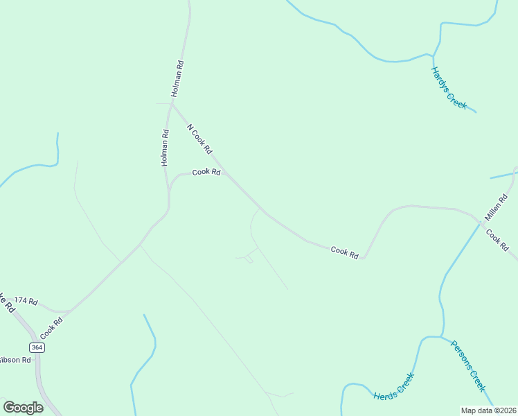 map of restaurants, bars, coffee shops, grocery stores, and more near 4051 Cook Road in Monticello