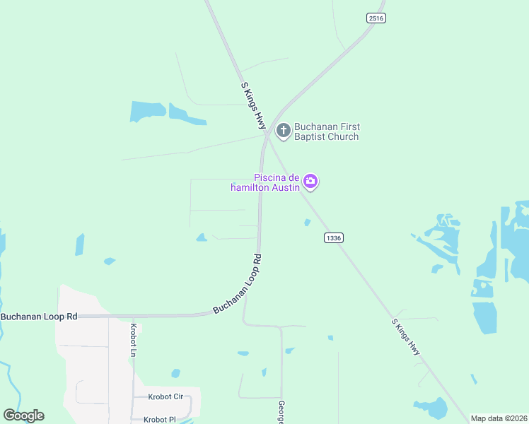 map of restaurants, bars, coffee shops, grocery stores, and more near 3817 Buchanan Loop Road in Texarkana