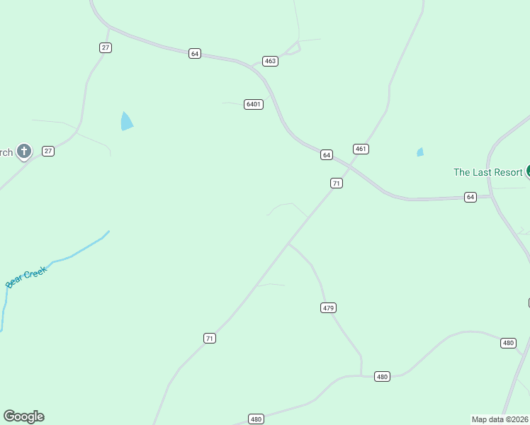 map of restaurants, bars, coffee shops, grocery stores, and more near 2107 County Road 71 in Woodland